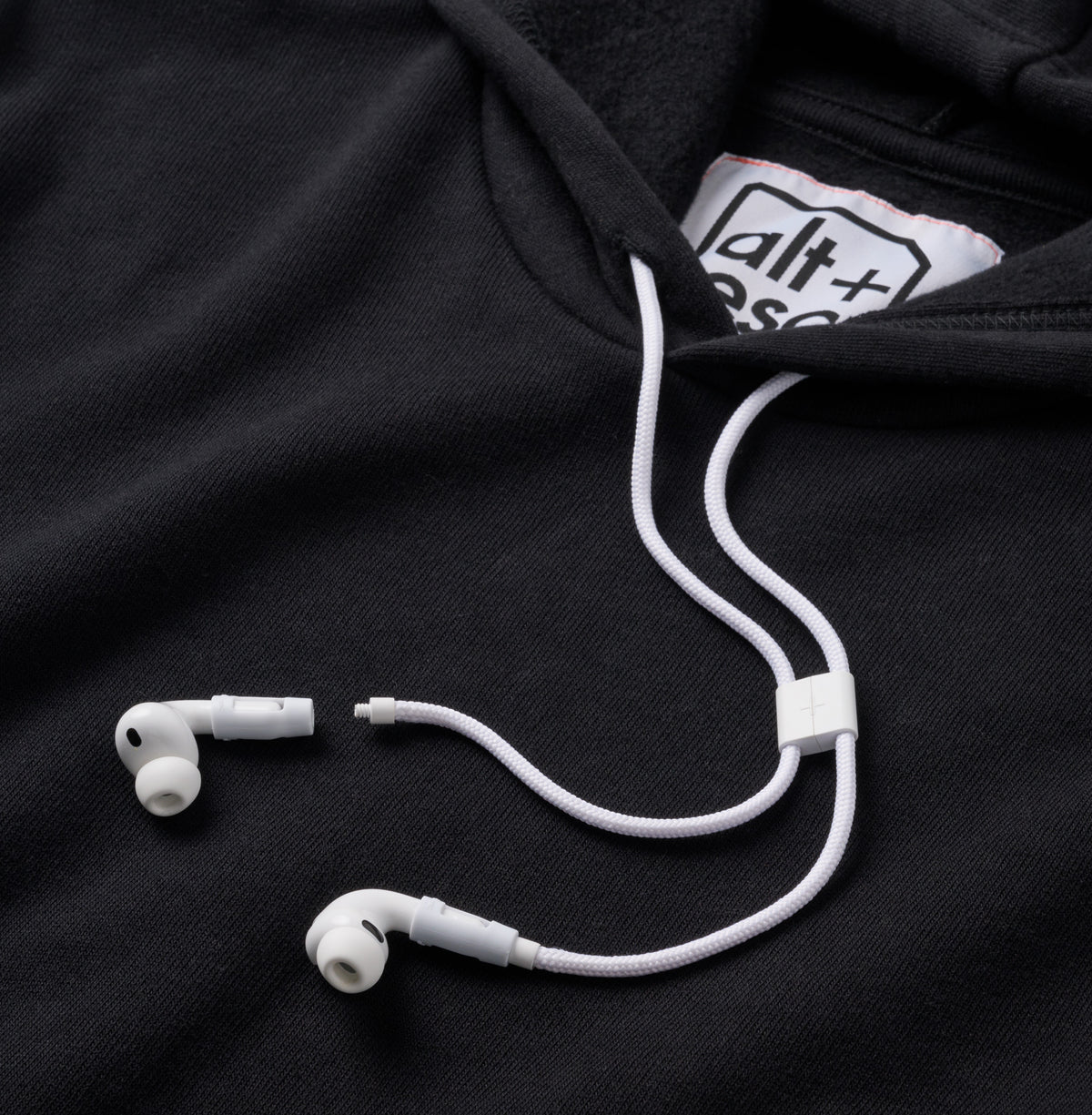 [wear] AirPods® hoodie - black