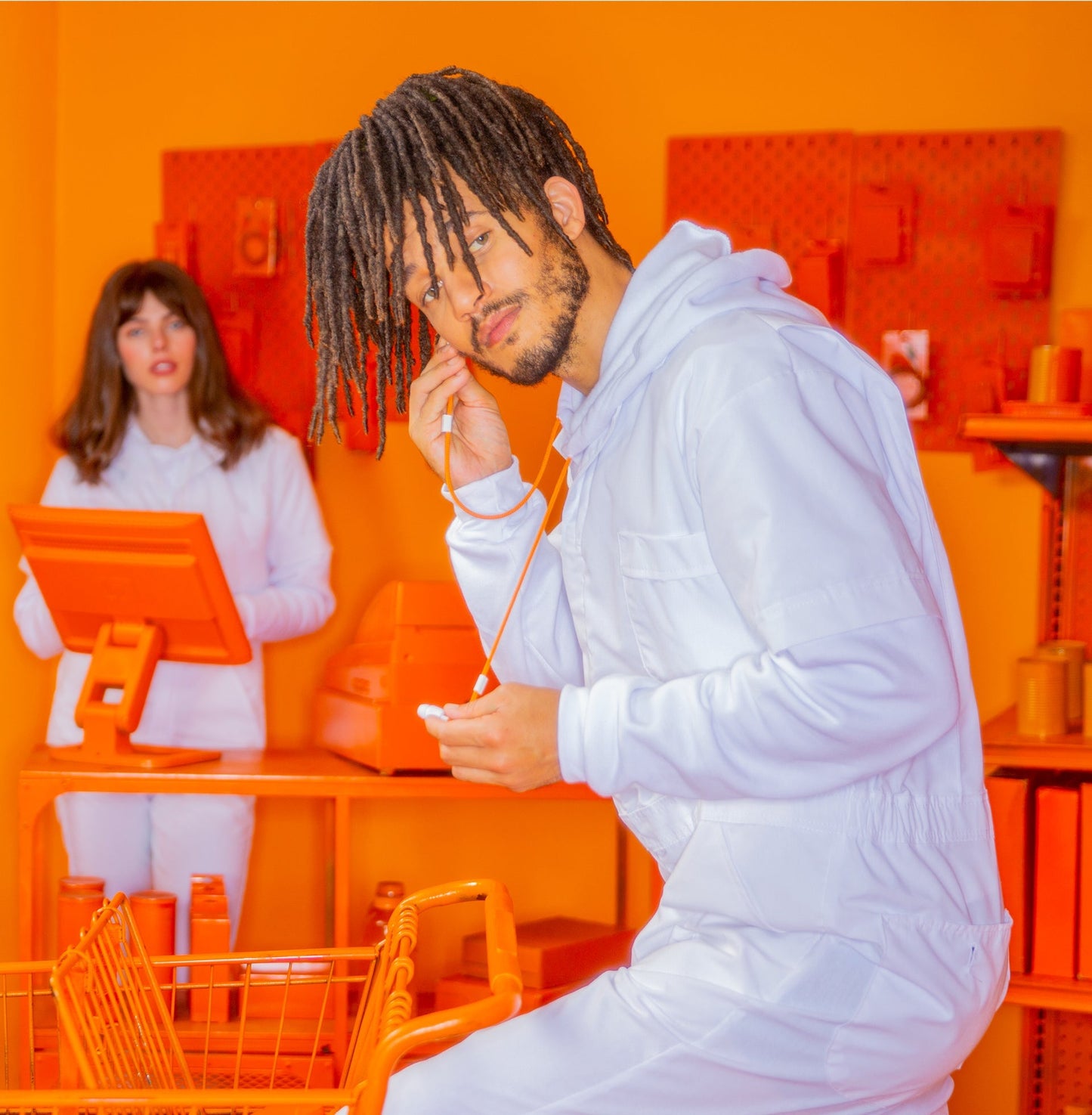 [wear] drawcord - neon orange